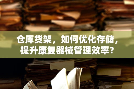 仓库货架，如何优化存储，提升康复器械管理效率？